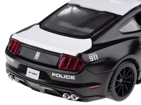 JOKOMISIADA Auto metalowe policja Ford Shelby GT350 skala 1:32 światła koguty ZA4610