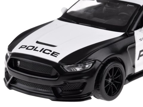 JOKOMISIADA Auto metalowe policja Ford Shelby GT350 skala 1:32 światła koguty ZA4610