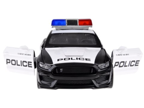 JOKOMISIADA Auto metalowe policja Ford Shelby GT350 skala 1:32 światła koguty ZA4610