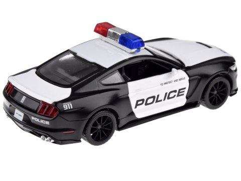 JOKOMISIADA Auto metalowe policja Ford Shelby GT350 skala 1:32 światła koguty ZA4610