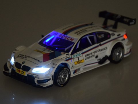 JOKOMISIADA Auto metalowe sportowy model BMW M3 DTM skala 1:32 dźwięki światła ZA4608