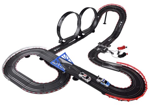 JOKOMISIADA Elektryczny Tor wyścigowy rajdowy samochodowy 2 auta AUDI trasa 8m RC0620