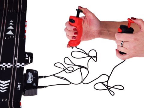 JOKOMISIADA Elektryczny Tor wyścigowy rajdowy samochodowy 2 auta AUDI trasa 8m RC0620