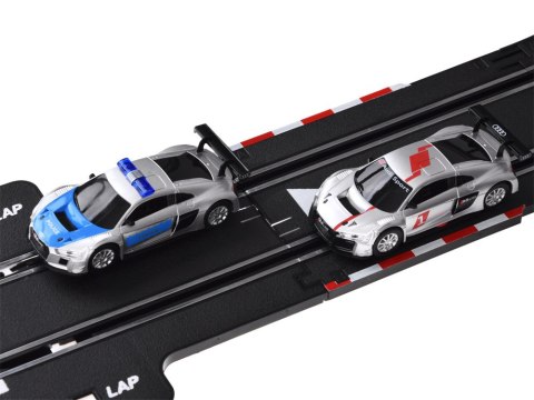 JOKOMISIADA Elektryczny Tor wyścigowy rajdowy samochodowy 2 auta AUDI trasa 8m RC0620