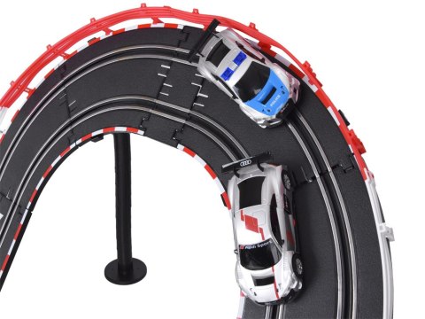 JOKOMISIADA Elektryczny Tor wyścigowy rajdowy samochodowy 2 auta AUDI trasa 8m RC0620