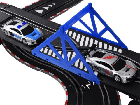 JOKOMISIADA Elektryczny Tor wyścigowy rajdowy samochodowy 2 auta AUDI trasa 8m RC0620