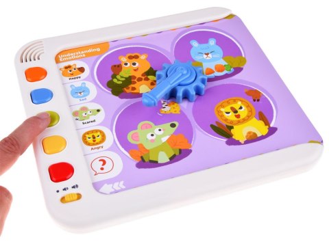 JOKOMISIADA Hola interaktywny Panel nauka emocji liczb figur Montessori ZA4652