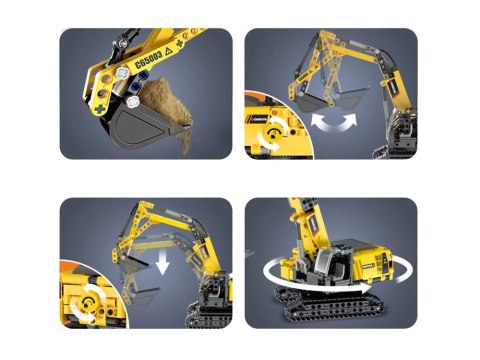 JOKOMISIADA Klocki konstrukcyjne KOPARKA - model techniczny, 467 el. ZA4630