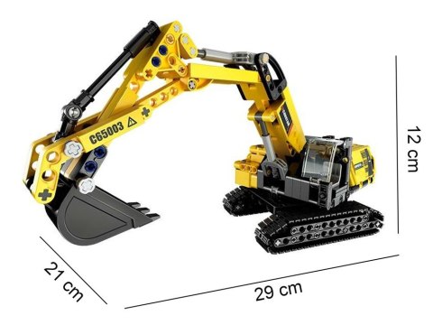 JOKOMISIADA Klocki konstrukcyjne KOPARKA - model techniczny, 467 el. ZA4630