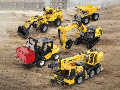 JOKOMISIADA Klocki konstrukcyjne KOPARKA - model techniczny, 467 el. ZA4630