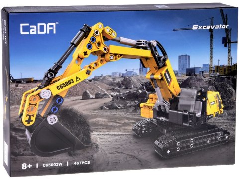 JOKOMISIADA Klocki konstrukcyjne KOPARKA - model techniczny, 467 el. ZA4630