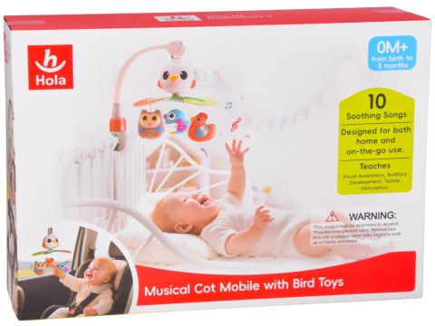 JOKOMISIADA Urocza grająca Karuzela dla niemowląt 3w1 ZA4537