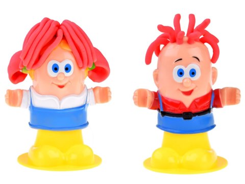 JOKOMISIADA Zestaw kreatywny masa plastyczna 6 kolorów zwierzątka foremki ZA4651