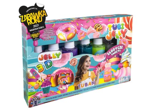 TUBAN Tuban Zestaw Tubi Jelly Słodycze 6 kolorów ZA4514