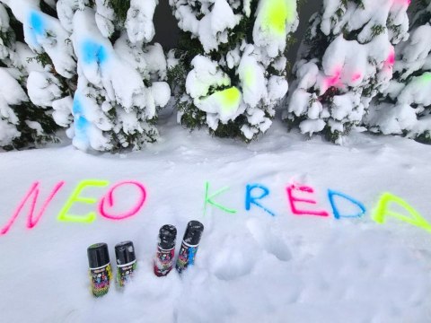 TUBAN Tuban neonowa Kreda spray zrób graffiti ZA4518