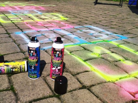 TUBAN Tuban neonowa Kreda spray zrób graffiti ZA4518