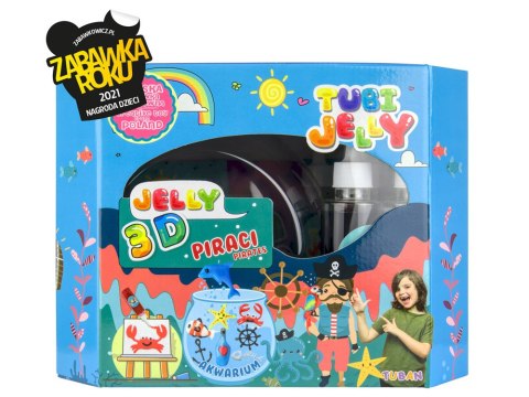 TUBAN Zestaw Tubi Jelly Piraci 3D Duże akwarium ZA4512