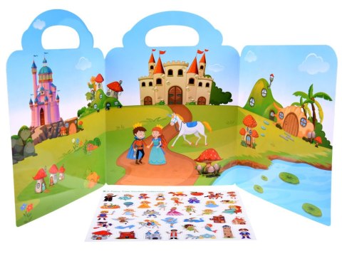 JOKOMISIADA Baśniowy album z Naklejkami Zamek Księżniczki naklejki ZA4763