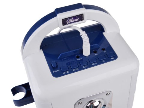 JOKOMISIADA Disco Głośnik bezprzewodowy + mikrofon + bluetooth dla dzieci IN0165