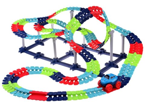 JOKOMISIADA Długi giętki tor samochodowy + autko 291 elementów ZA4768