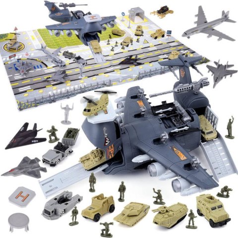 JOKOMISIADA Duża baza wojskowa lotnisko samolot mata lotniska ZA4777