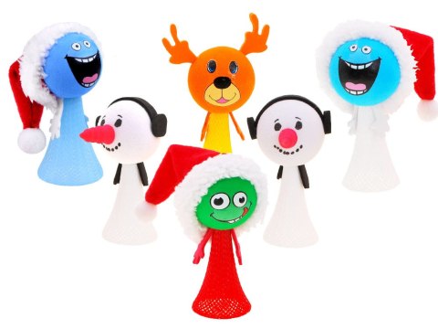 JOKOMISIADA Elf mikołajowy Skoczek zabawka sprężynka Mikołaj Renifer Bałwan ZA4708