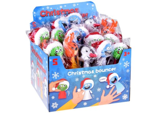 JOKOMISIADA Elf mikołajowy Skoczek zabawka sprężynka Mikołaj Renifer Bałwan ZA4708