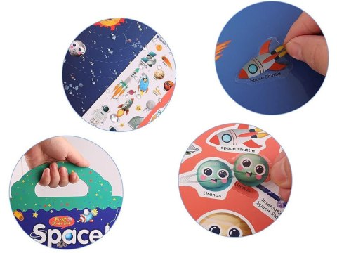 JOKOMISIADA Farma Album z Naklejkami Zwierzęta Warzywa naklejki ZA4764