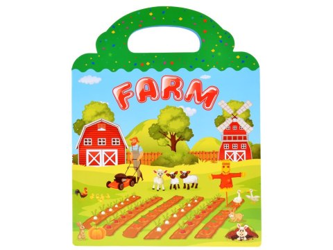 JOKOMISIADA Farma Album z Naklejkami Zwierzęta Warzywa naklejki ZA4764