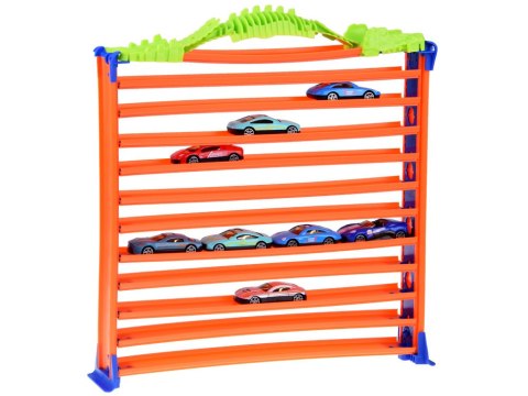 JOKOMISIADA Garaż parking dla autek tor pętla 2w1 resoraki resorówki 8 szt ZA4699
