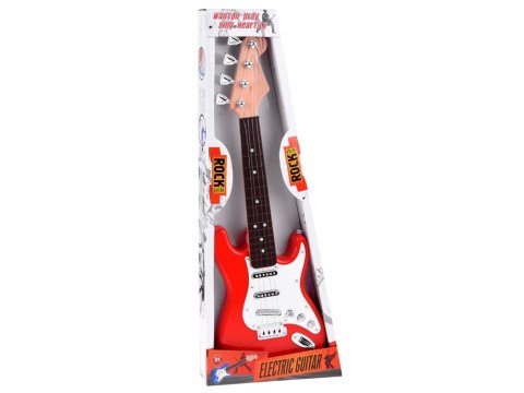 JOKOMISIADA Gitara elektryczna dla dziecka gitarka rockowe brzmienie IN0164