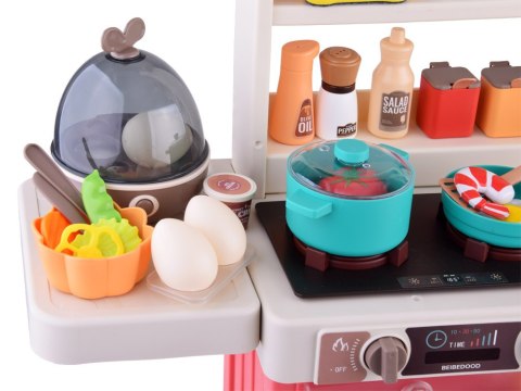 JOKOMISIADA Kuchnia efekt gotowania para dźwięk światło lodówka garnki 63el ZA4667