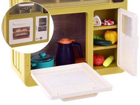 JOKOMISIADA Kuchnia efekt gotowania para wodna piekarnik lodówka zmywarka 49ele ZA4668