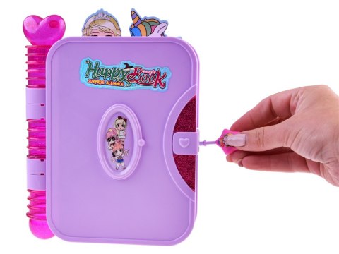 JOKOMISIADA Magiczny pamiętnik sekretnik zamykany na kluczyk notatnik naklejki ZA4706