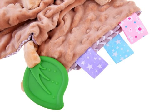 JOKOMISIADA Pluszowa Przytulanka sensoryczna Miś uspokajacz Metka Kocyk ZA4744