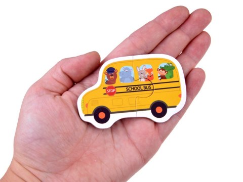 JOKOMISIADA Puzzle układanka 23 ele Pojazdy Samochody maszyny budowlane ZA4750