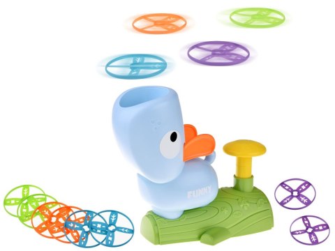 JOKOMISIADA Rodzinna gra zręcznościowa wyrzutnia dysków piesek ZA4696