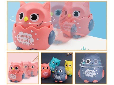 JOKOMISIADA Urocza jeżdżąca Sowa na kółkach zabawka sówka ZA4683