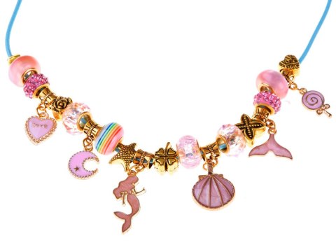 JOKOMISIADA Zestaw do robienia bransoletek koraliki zawieszki charmsy ZA4692