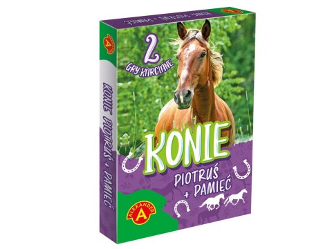 Alexander Alexander Karciana gra pamięciowa Karty Piotruś Konie GR0655
