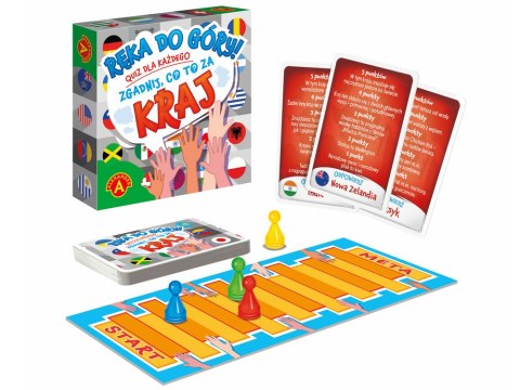 Alexander Alexander Kieszonkowa gra planszowa Quiz ręka do góry! Zgadnij co to za Kraj GR0651