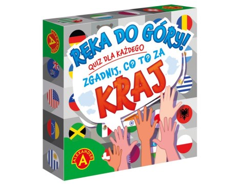 Alexander Alexander Kieszonkowa gra planszowa Quiz ręka do góry! Zgadnij co to za Kraj GR0651