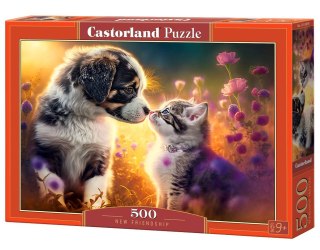 Castorland Puzzle 500 el. New Friendship pies i kot