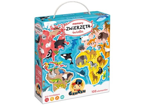 CzuCzu CzuCzu Memory Zwierzęta świata gra pamięciowa ZA4850