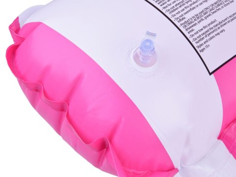 JOKOMISIADA Dmuchany różowy Materac do pływania Hamak wodny na basen i plażę SP0758