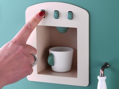 JOKOMISIADA Duża kuchnia drewniana retro vintage lodówka pralka akcesoria ZA4833