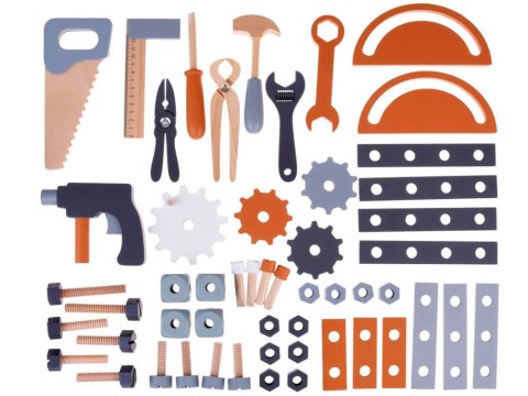 JOKOMISIADA Duży warsztat drewniany + narzędzia i skrzynka dla majsterkowicza ZA4836