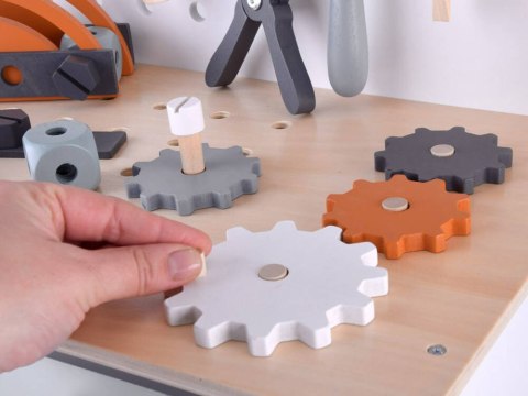 JOKOMISIADA Duży warsztat drewniany + narzędzia i skrzynka dla majsterkowicza ZA4836