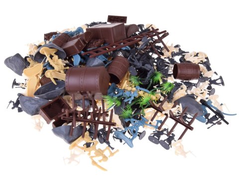 JOKOMISIADA Figurki Żołnierzyki z akcesoriami rycerze piraci 302 elementy ZA4961