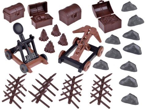 JOKOMISIADA Figurki Żołnierzyki z akcesoriami rycerze piraci 302 elementy ZA4961